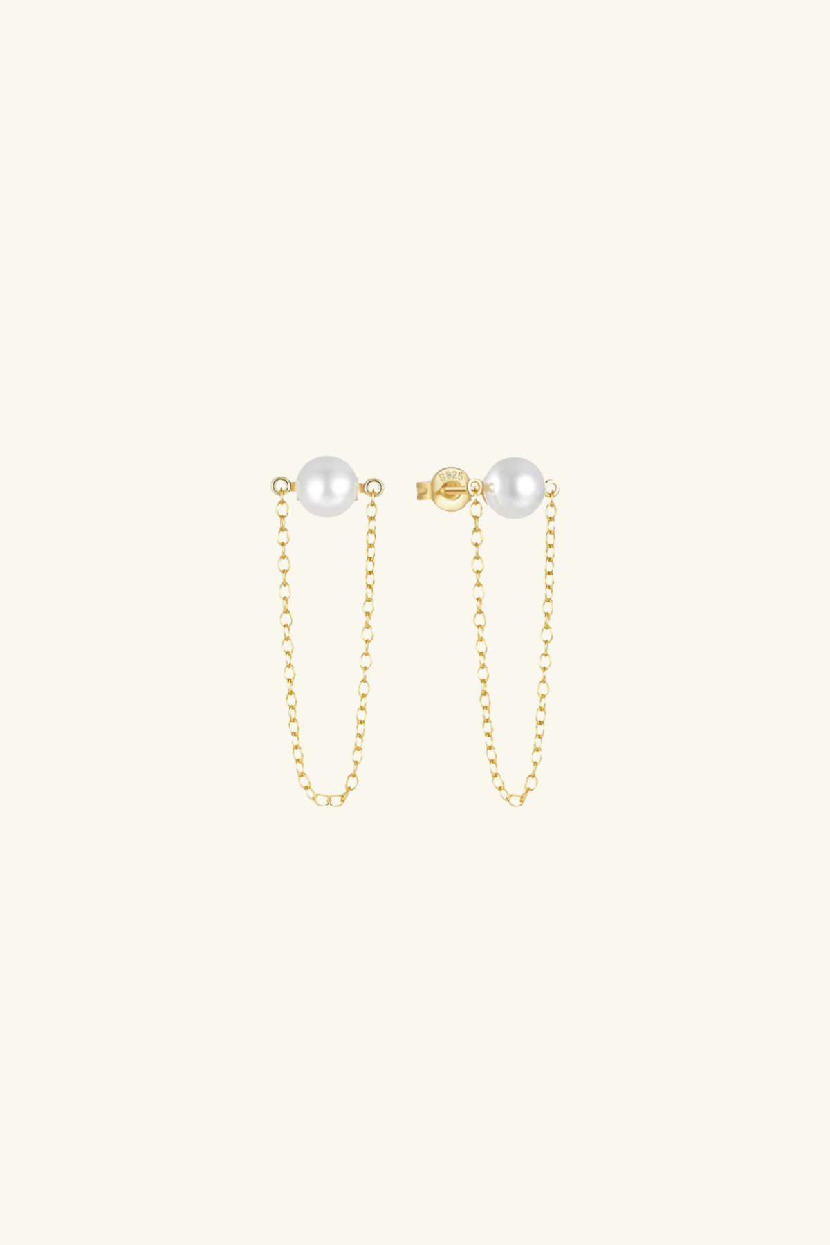 Nala 18K Gold Plated Pearl Earrings