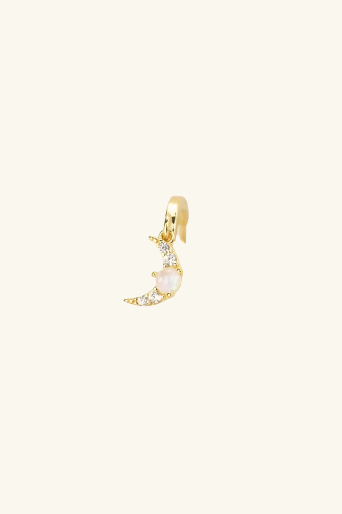 Moon Shadow 18k Gold Plated Single Stud Earring