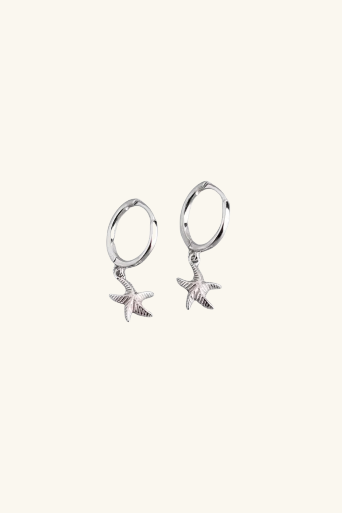 Bahamas Stainless Steel Hoop Earrings