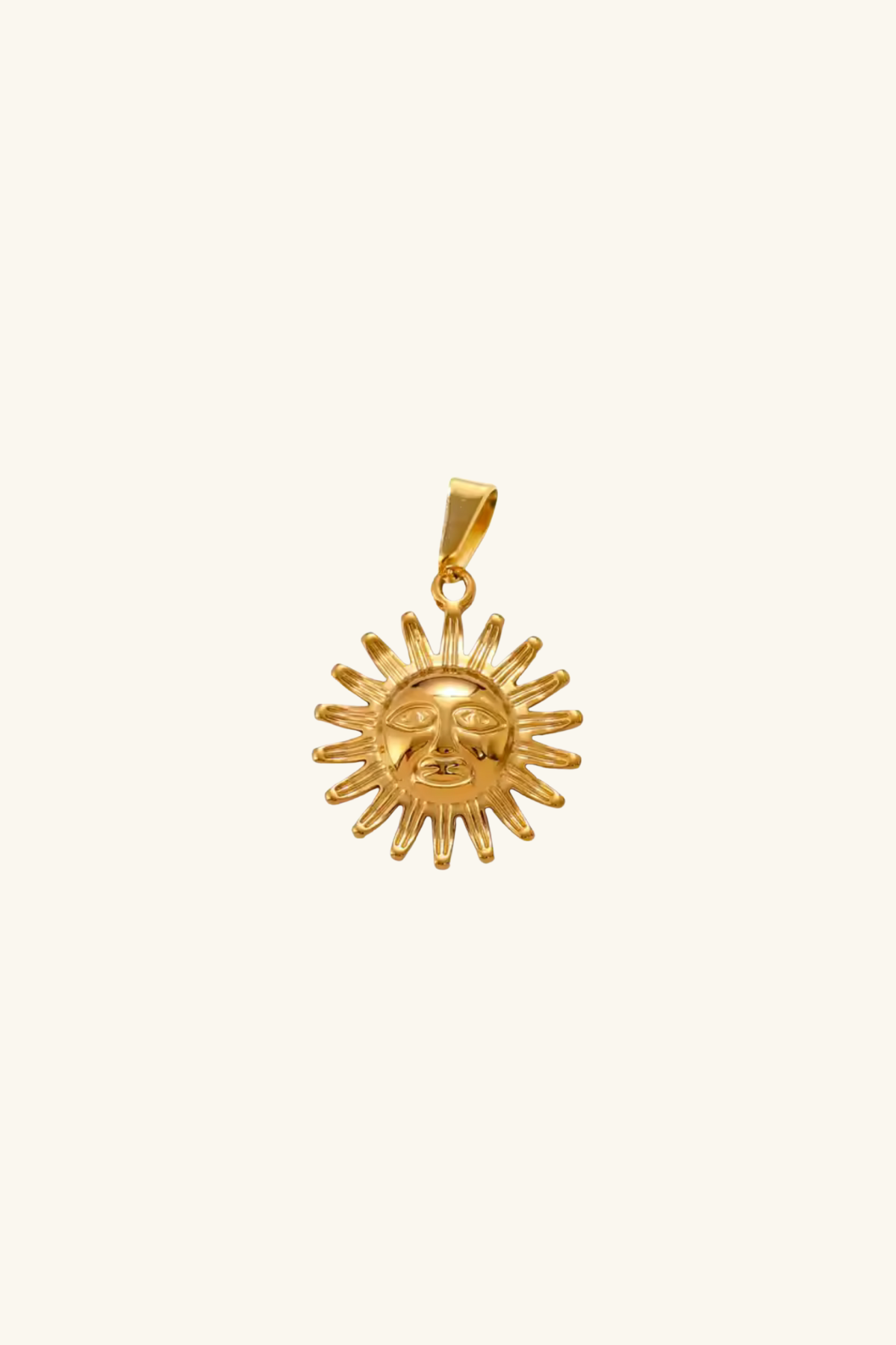 Goddess Of The Sun Gold Plated Charm
