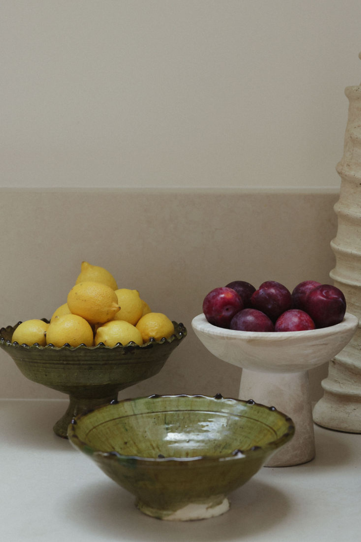 Tamegroute Bowl - Mustard Glaze