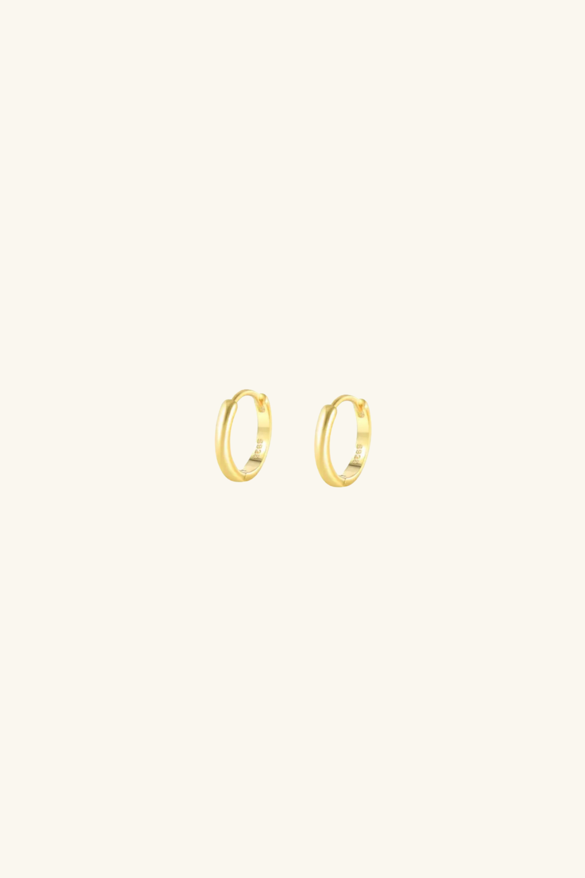 Euphoria Small - 18k Gold Plated Huggie Earrings