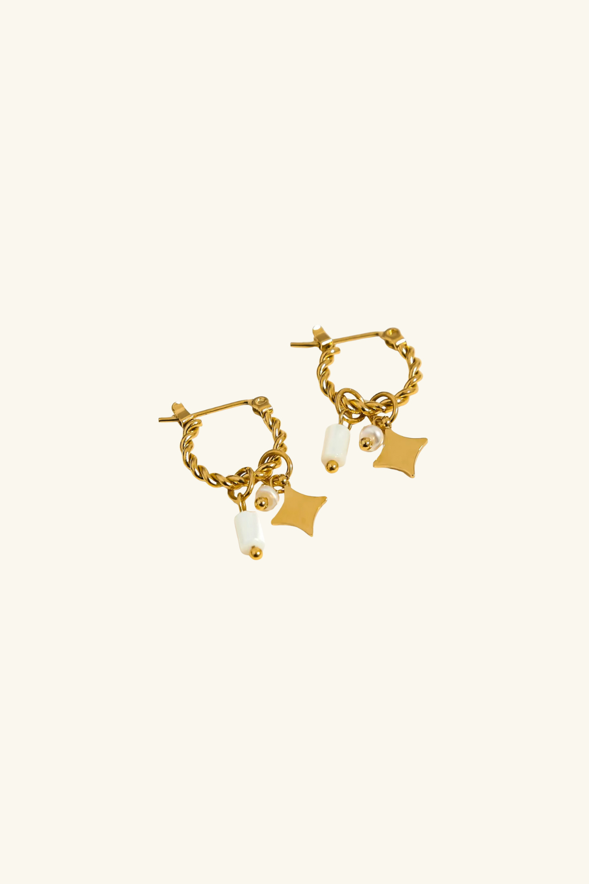 Serein 18k Petite Gold Plated Earrings