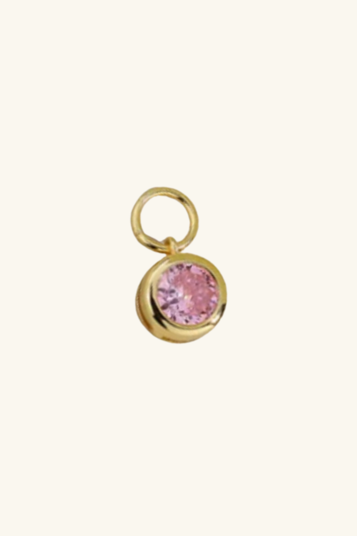 Simple 18k Gold Plated Charm Blush