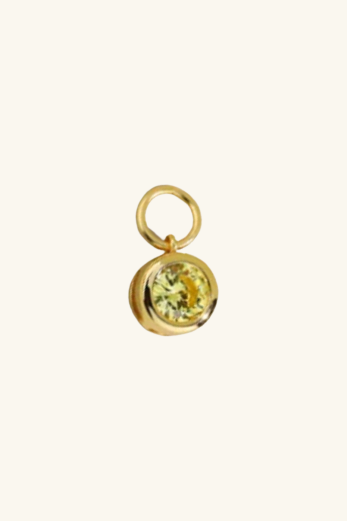 Simple 18k Gold Plated Charm Lemon