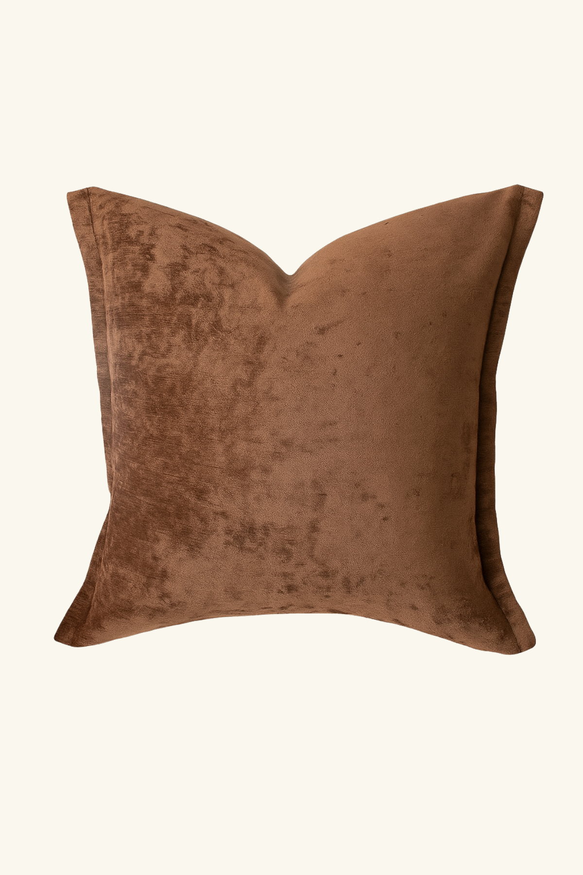 Plush Touch Velvet Cushion Chocolate