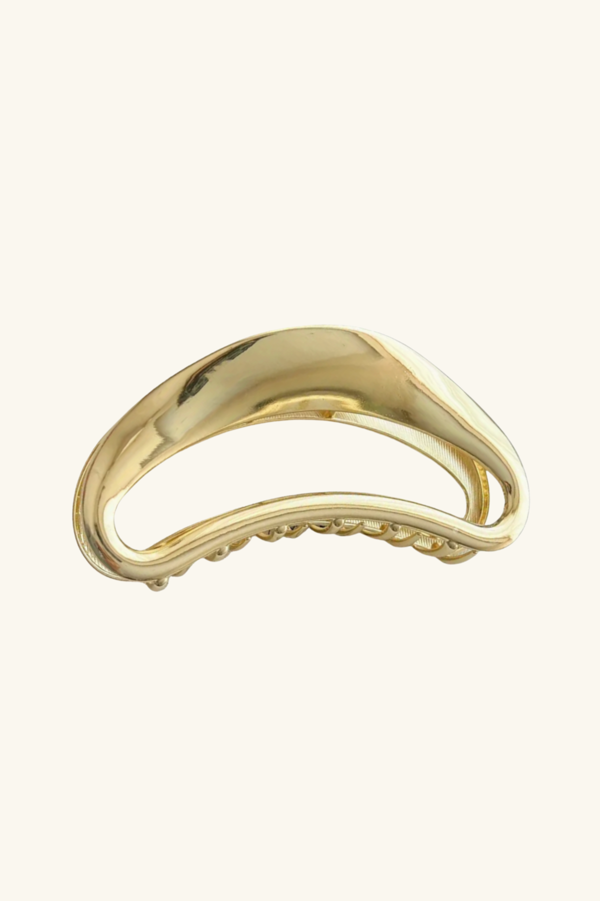 Gold Moon Hair Claw Clip