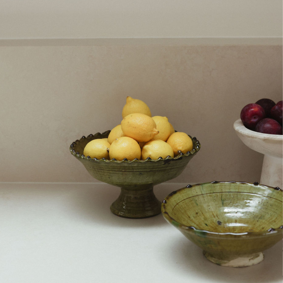 Tamegroute Bowl - Mustard Glaze