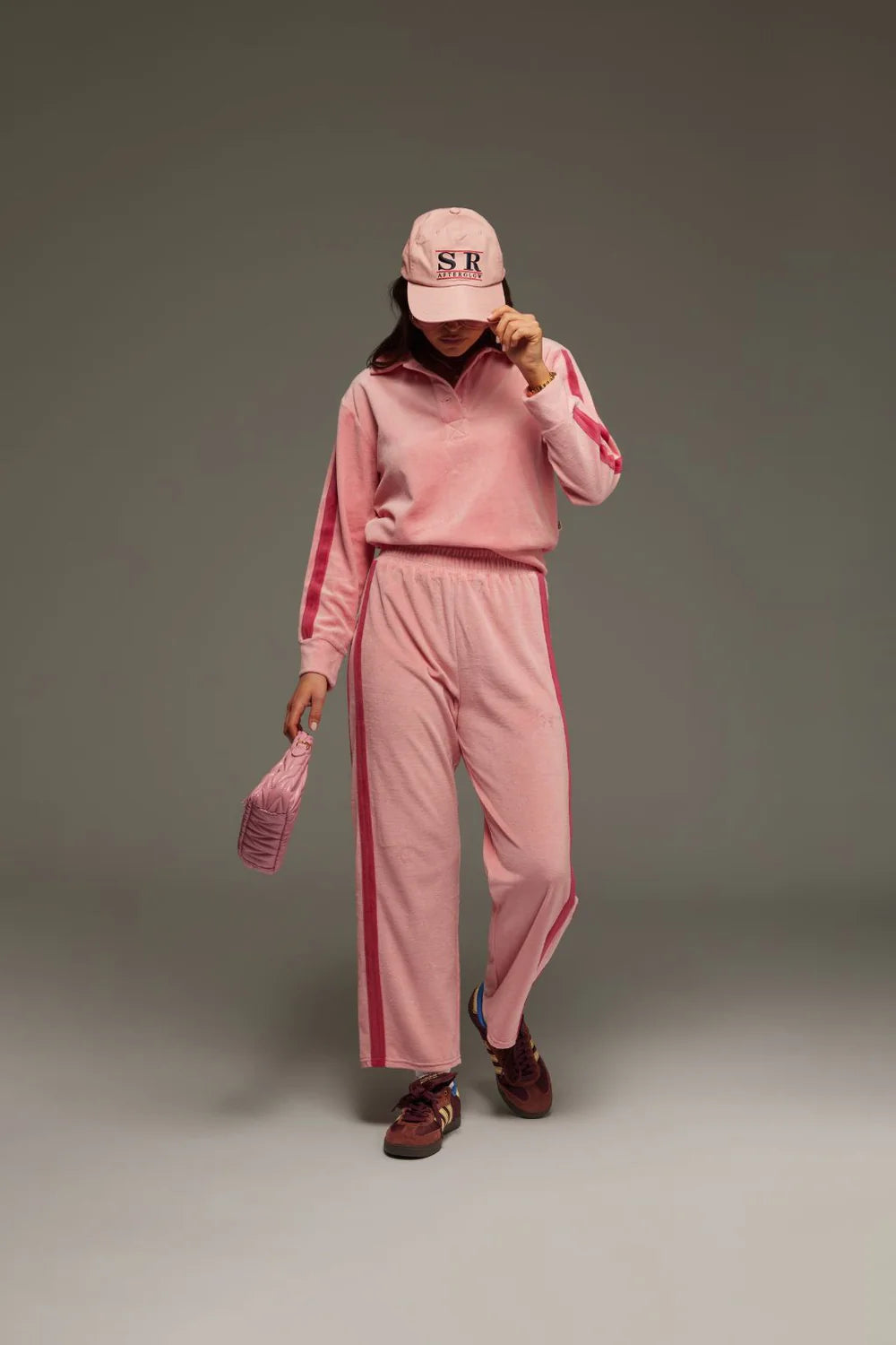 Mara Velour Pant Blush