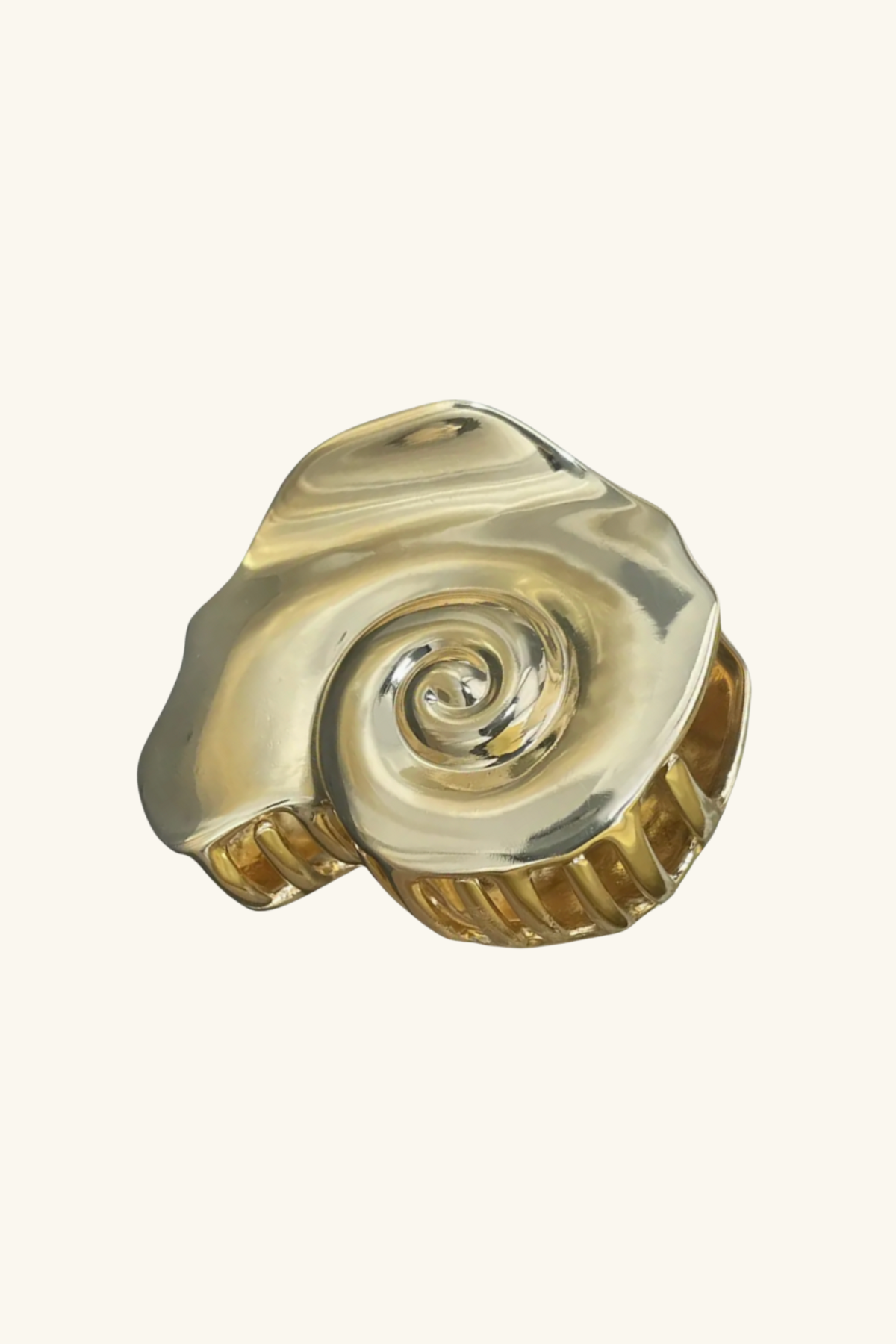 Gold Conch Shell Claw Clip