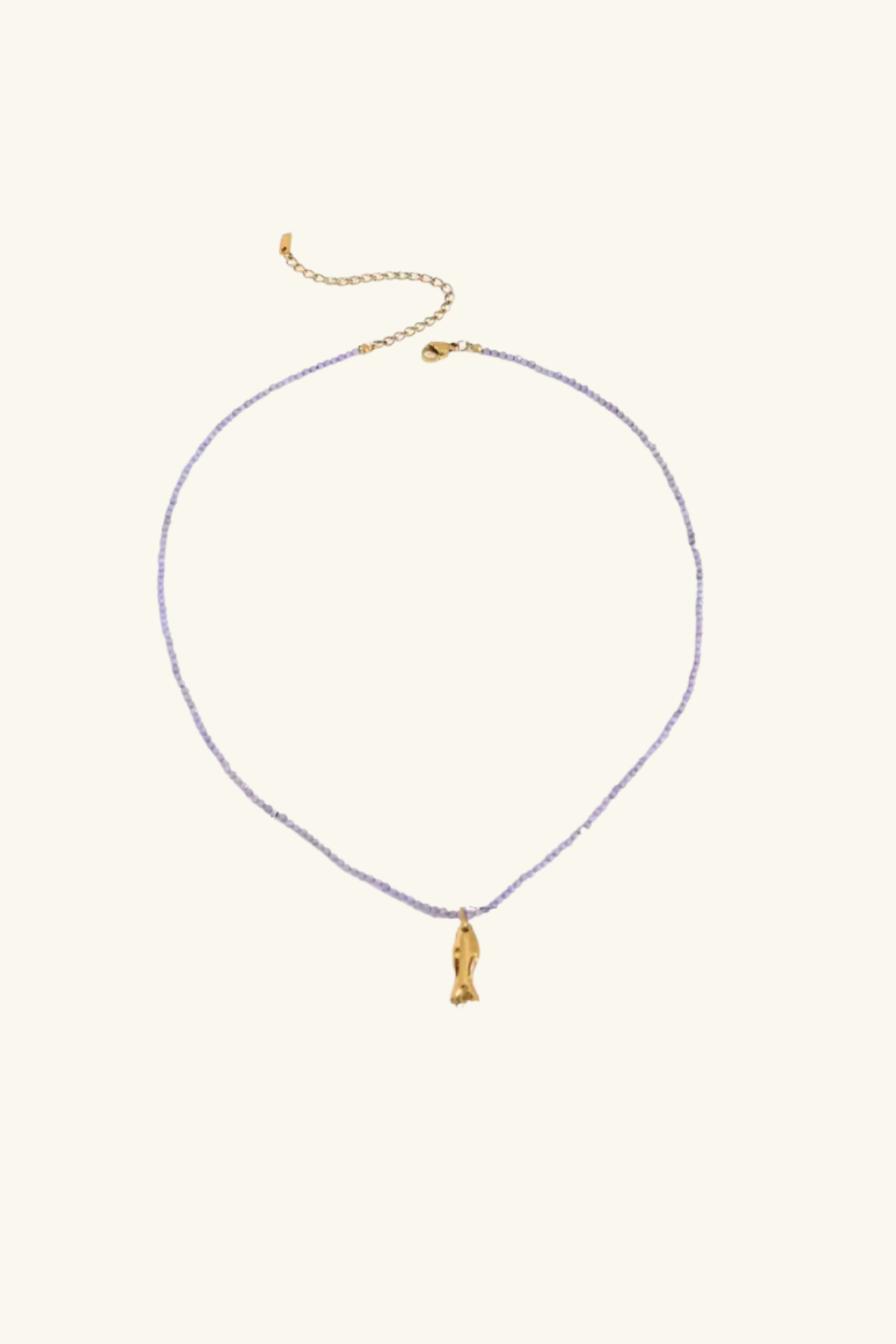 Vivi Bead & 18k Gold Plated Necklace