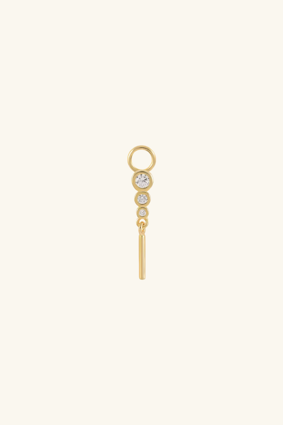 Aria 18k Gold Plated Earring Charm