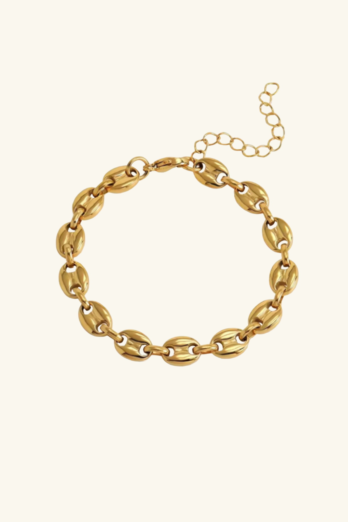 Eli 18k Gold Plated Link Bracelet