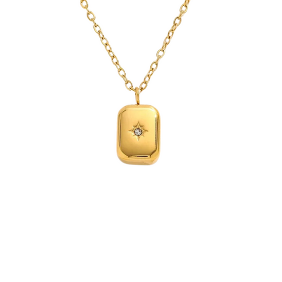 North Star 18k Gold Plated Necklace
