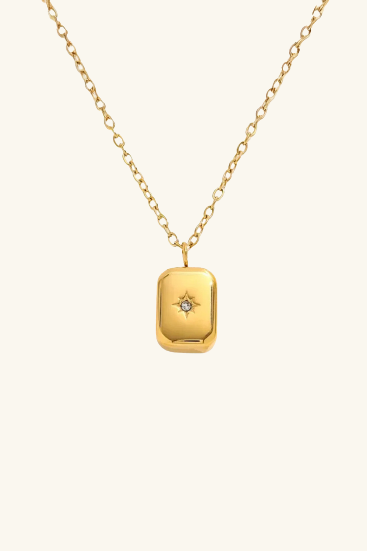 North Star 18k Gold Plated Necklace