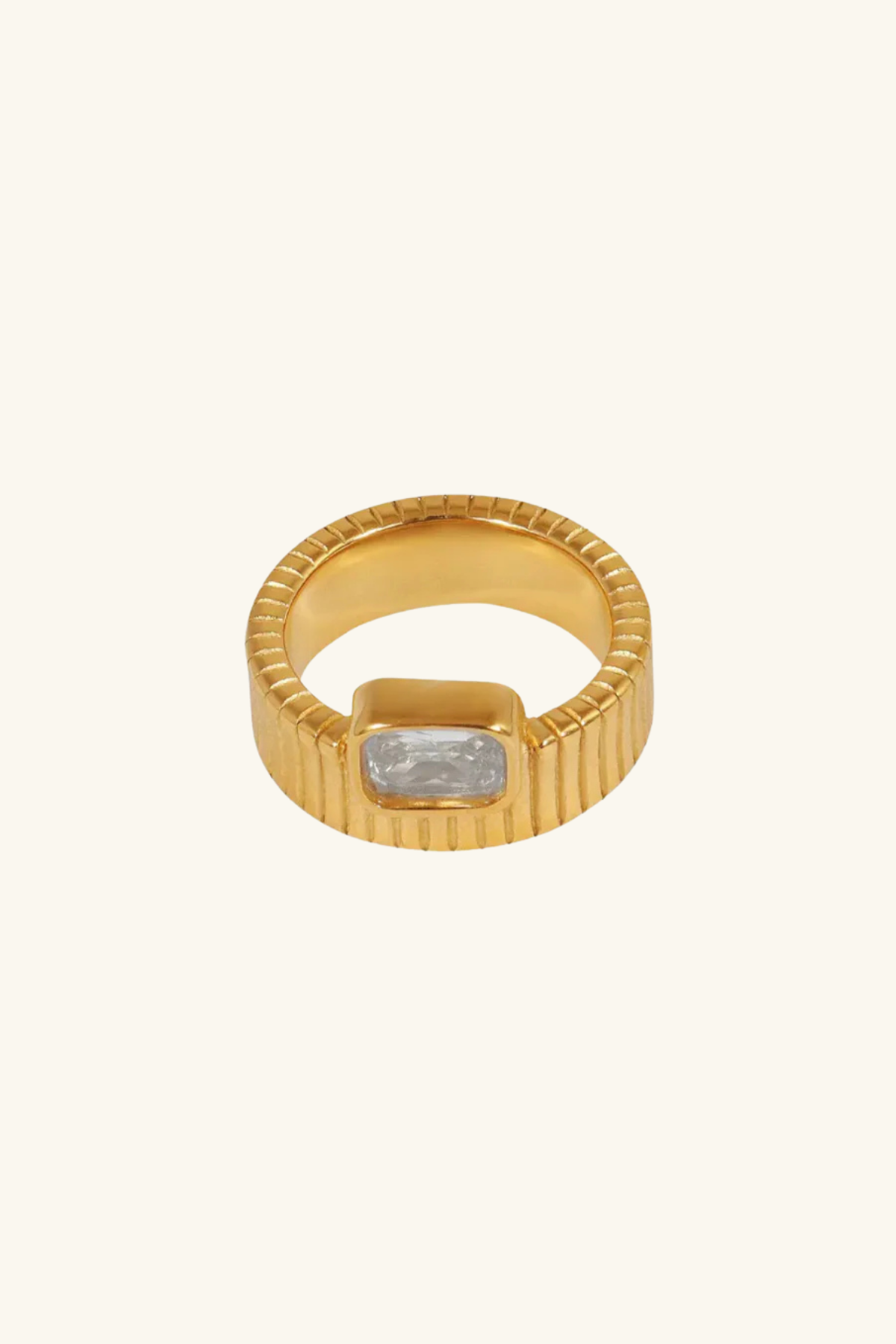 Luis 18k Gold Plated Ring
