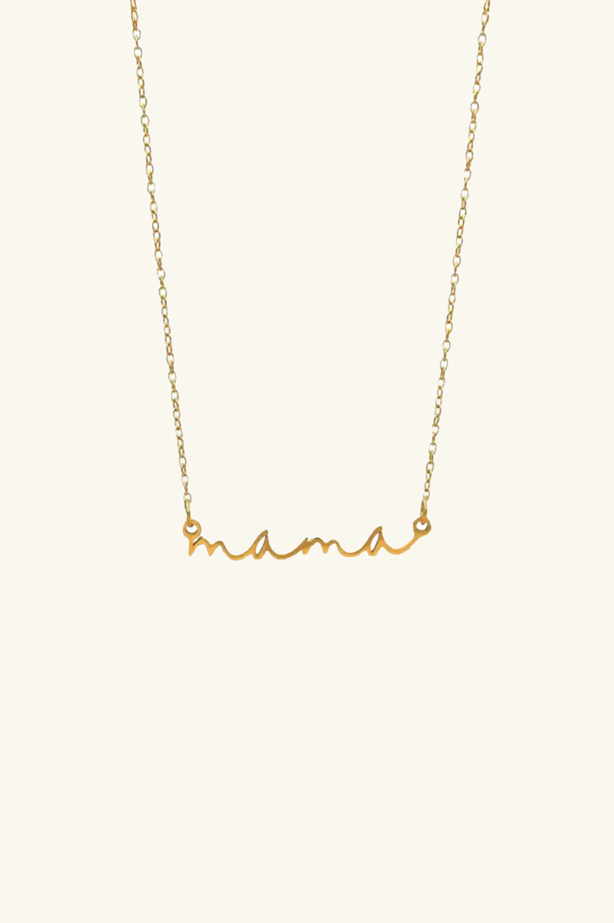 Dainty "Mama" Necklace - Gold/Silver