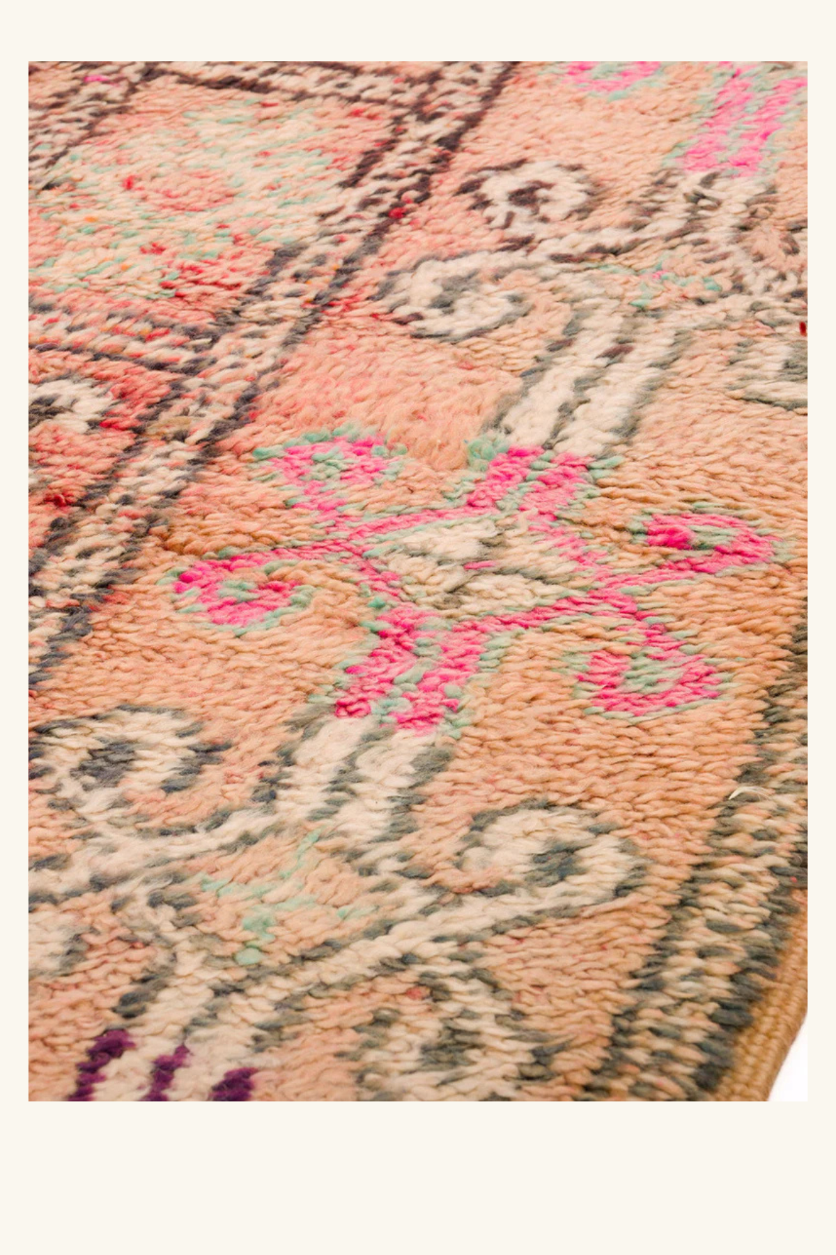 Vintage Beni M’rirt Rug - 366x186cm