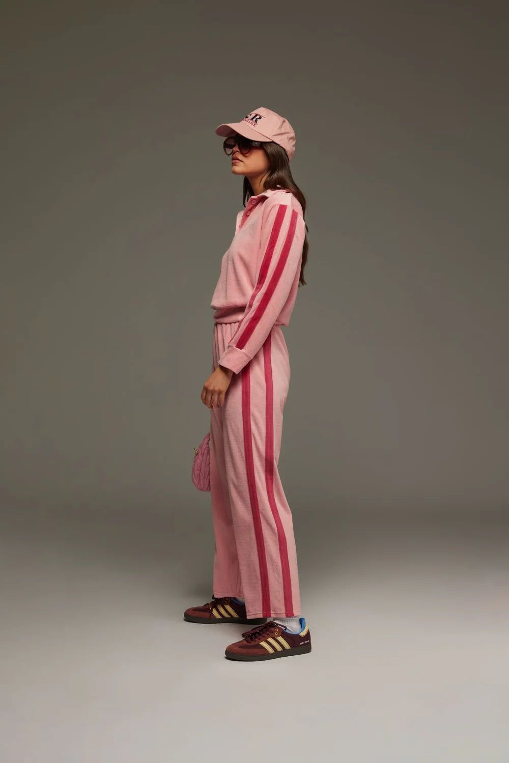 Mara Velour Pant Blush