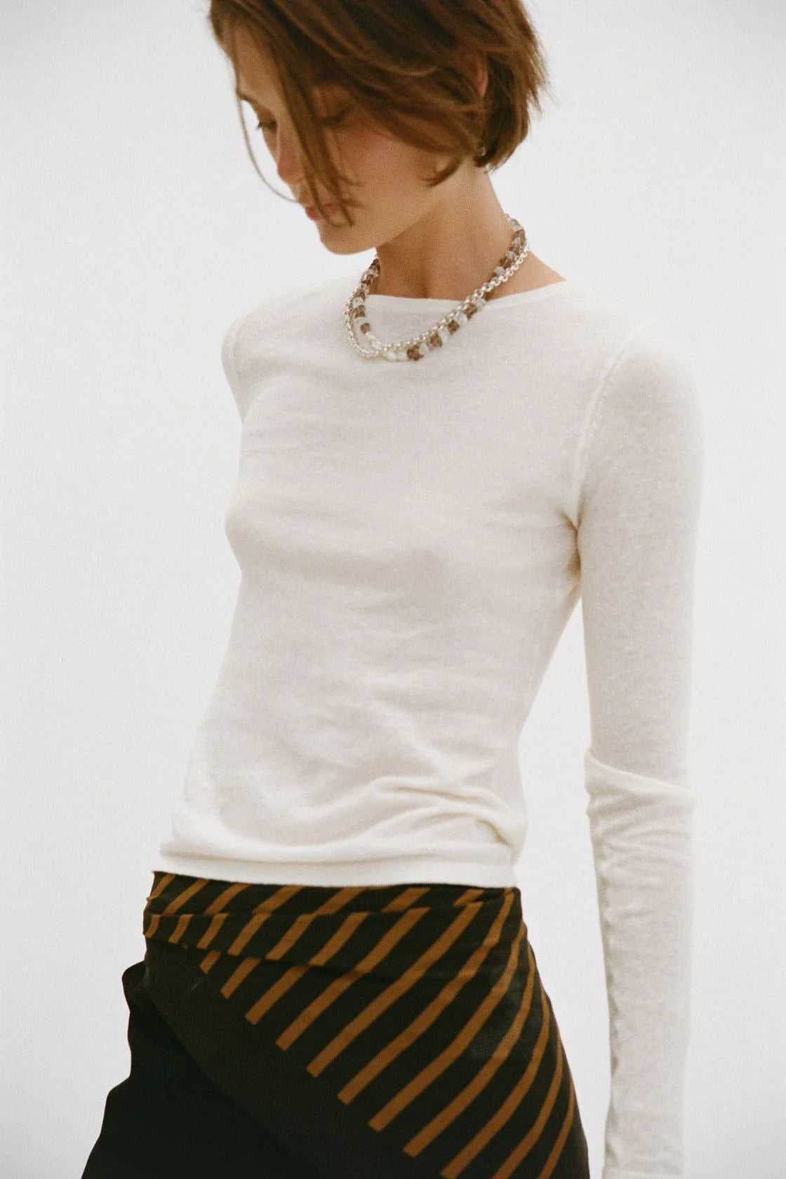 Alston Long Sleeve Top - Cream