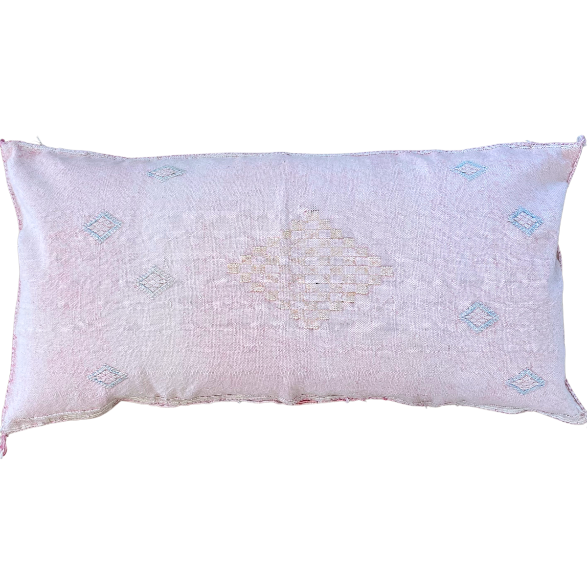 Cactus Silk Cushion 95cmx50cm Approx - Pale Pink