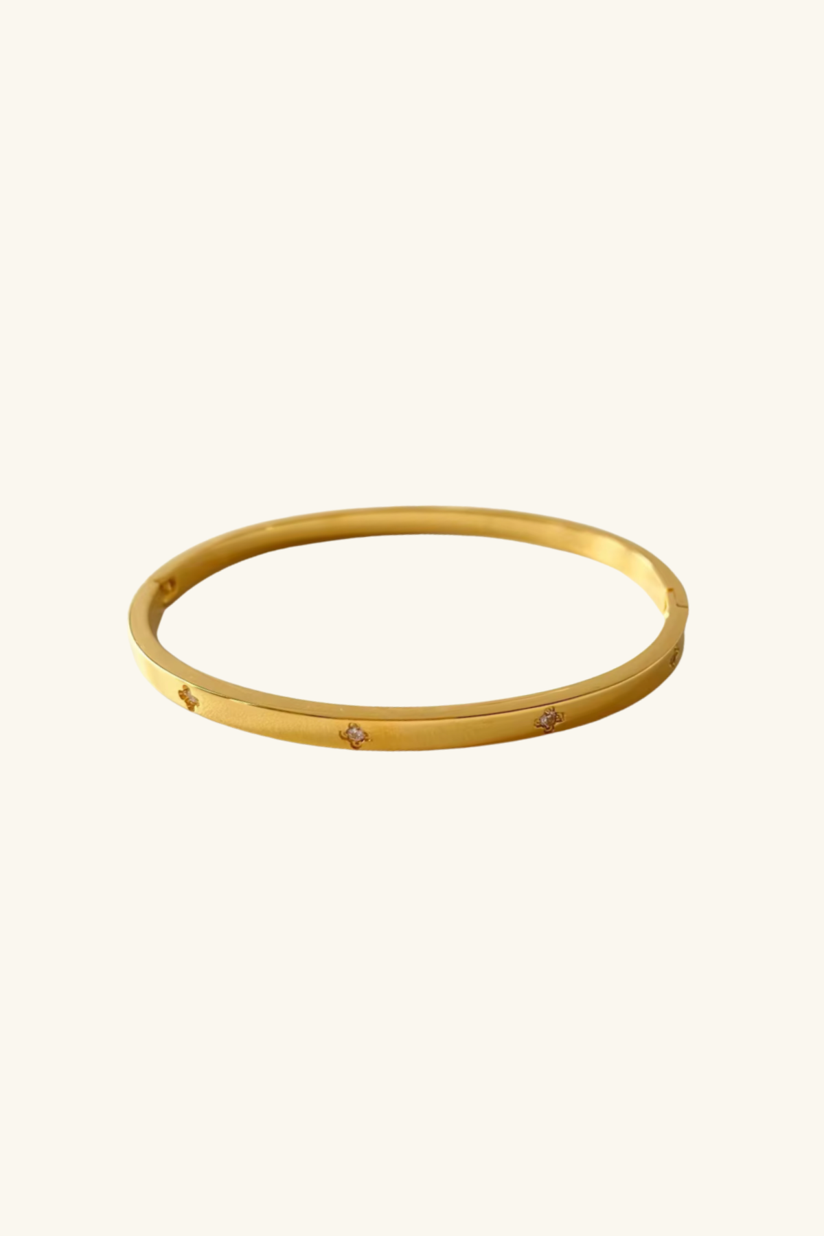 Sense 18k Gold Plated Cuff Gold Petite