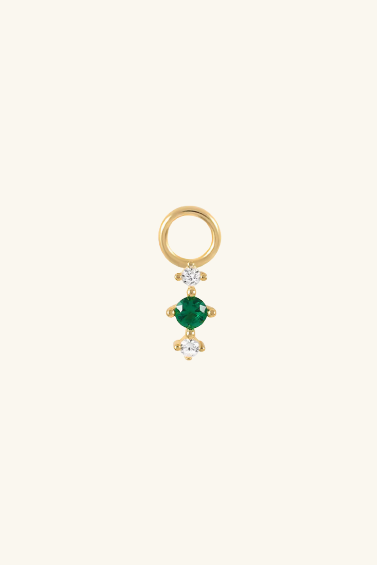 Jaded 18k Gold Plated Charm