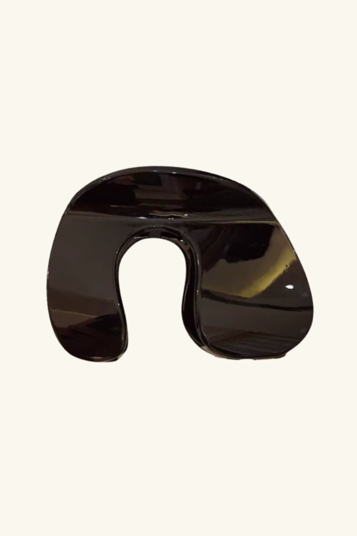 Curvy Claw Clip Black
