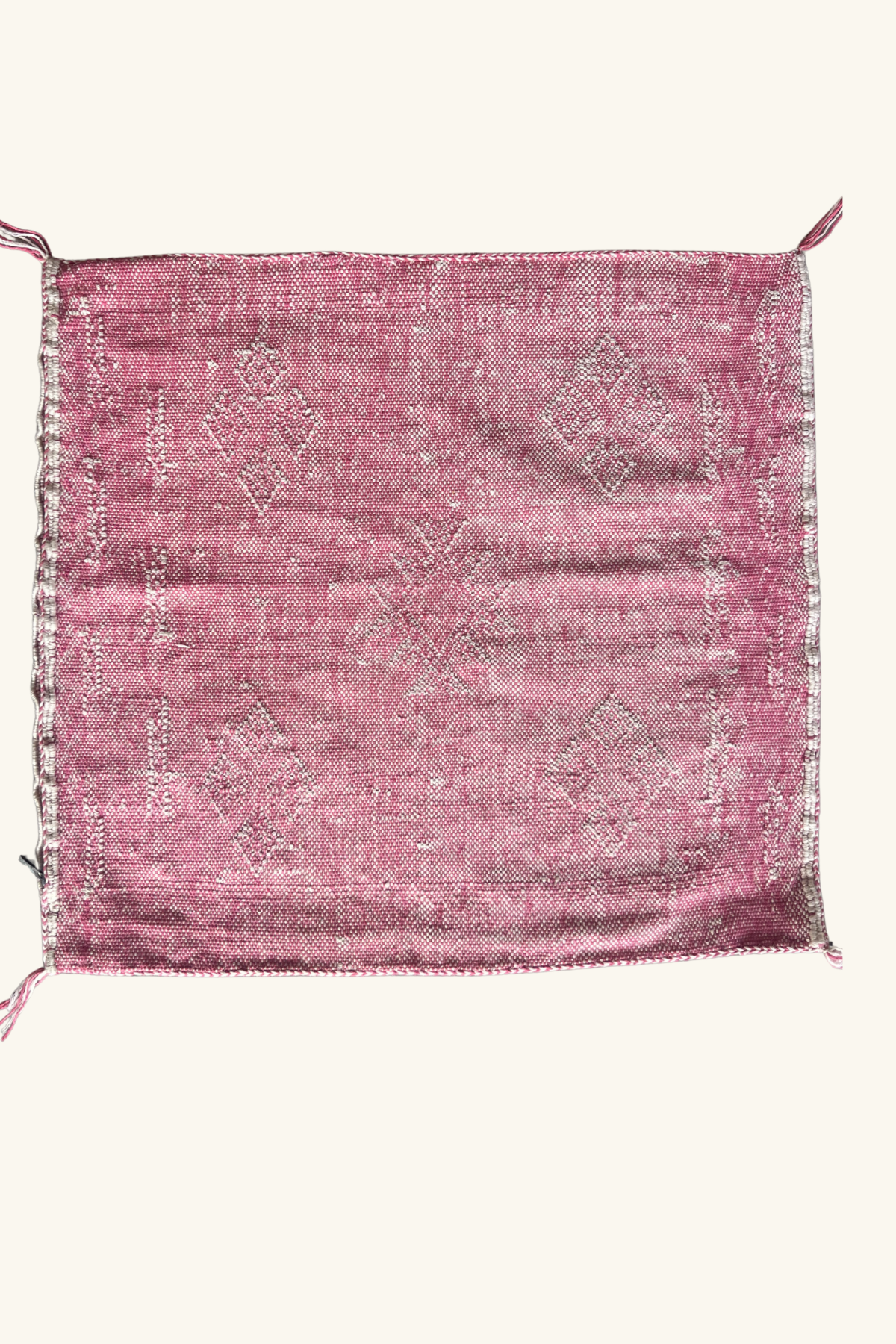 Cactus Silk Cushion approx 45 x50 - Pink Stonewash