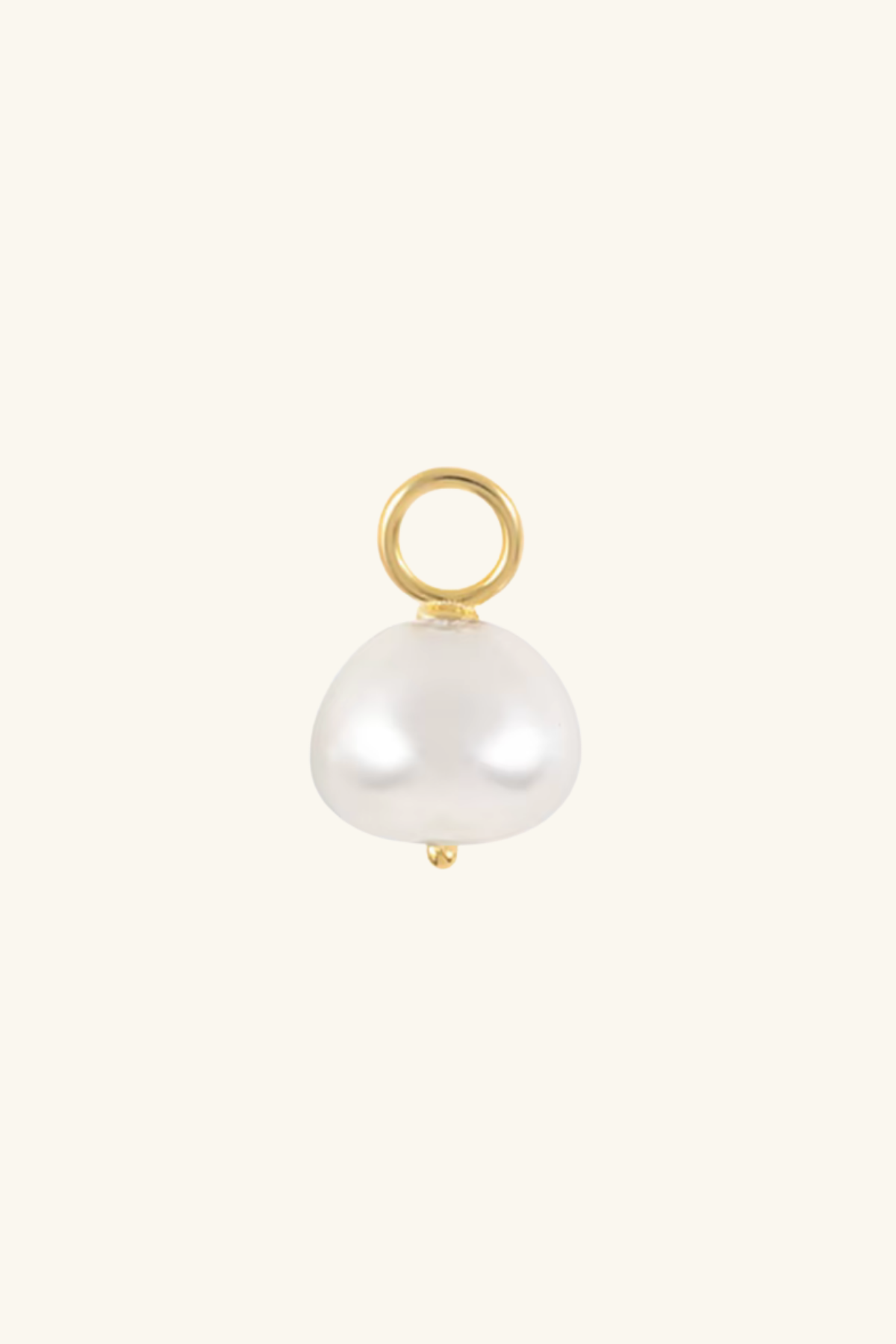 Sandy 18k Gold Plated & Fresh Water Pearl Charm