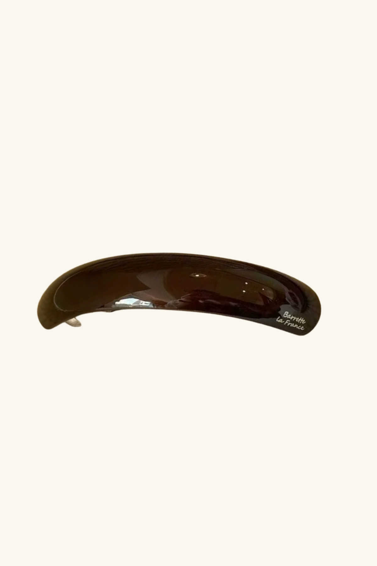 Acetate Barrette Clip - Dark Brown