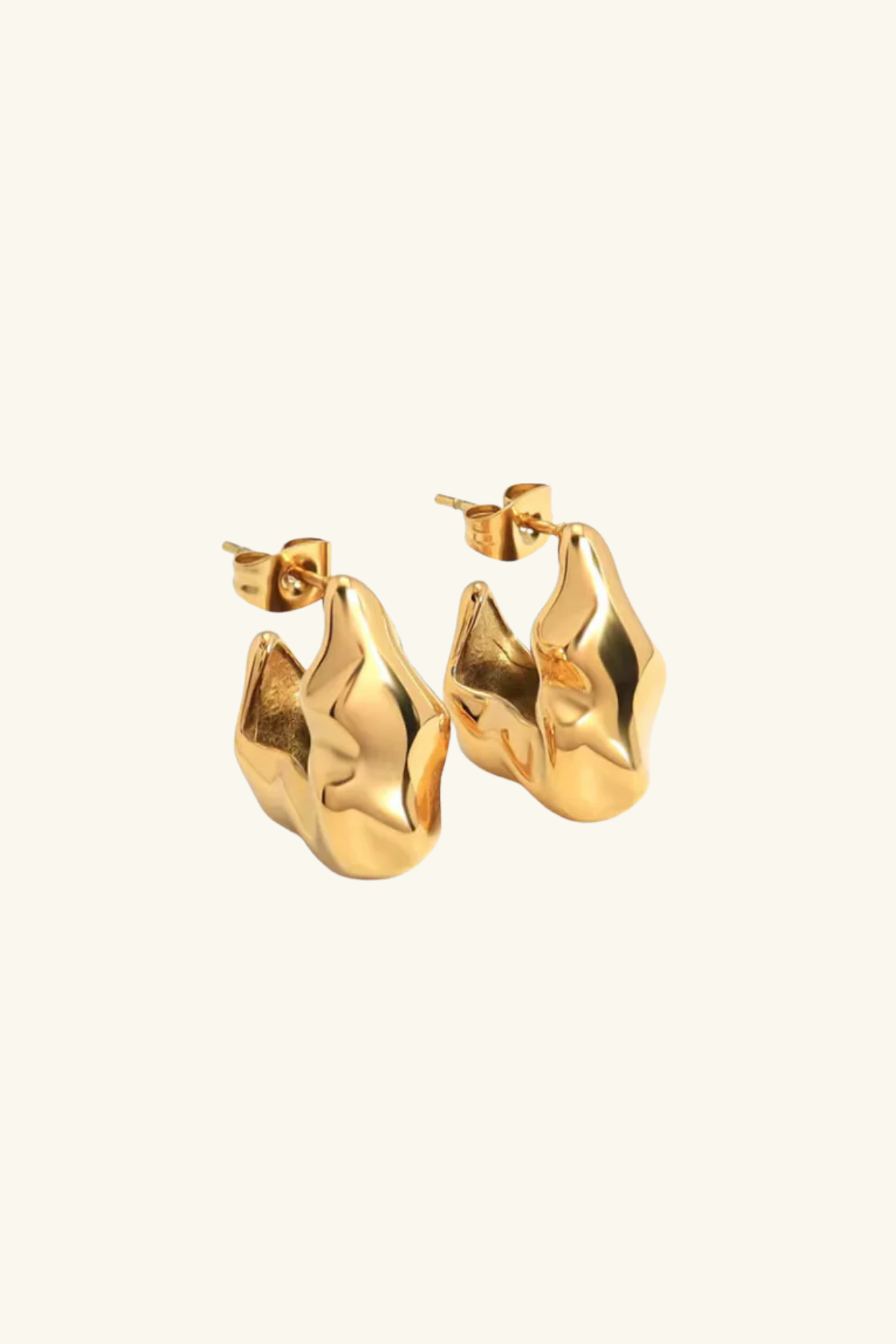 Rocky 18k Gold Plated Earrings