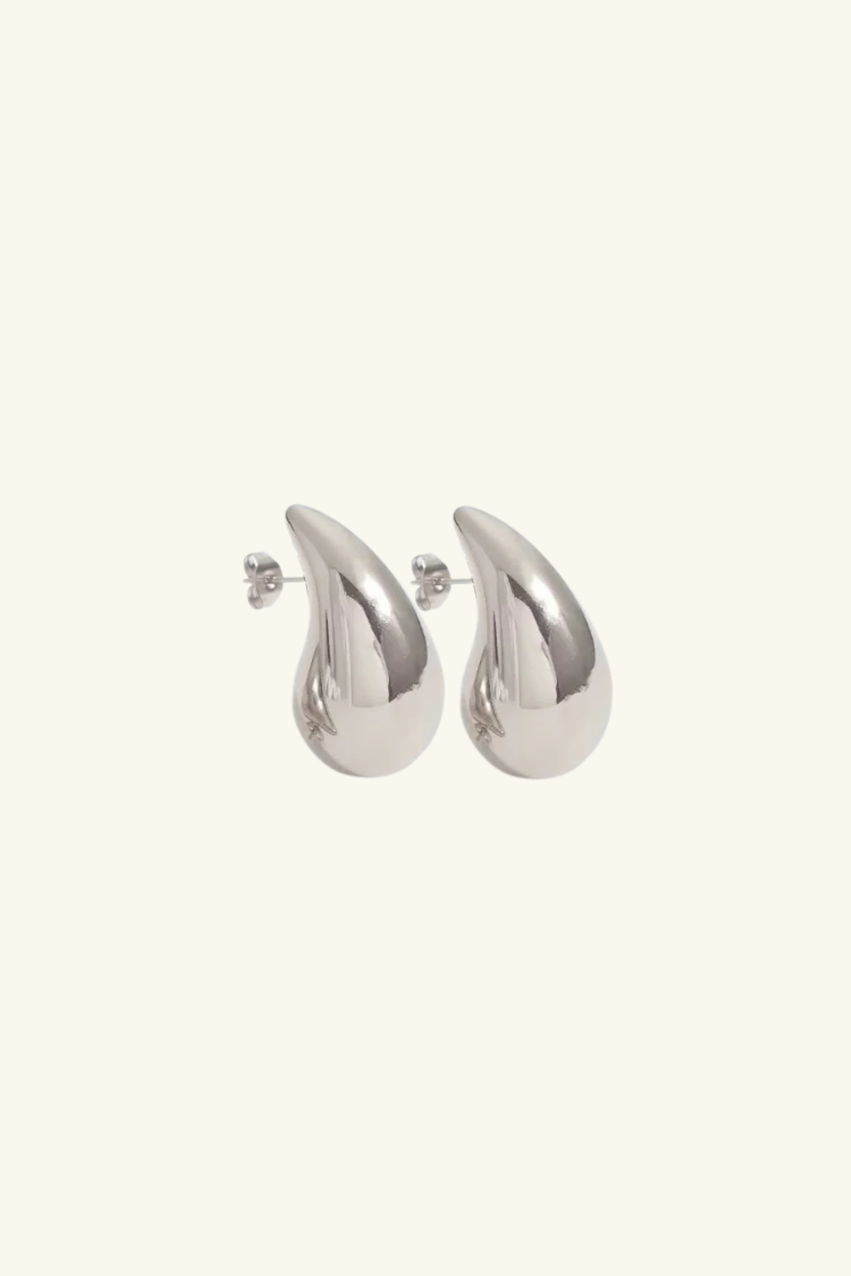 Bottega Silver Earrings Petite