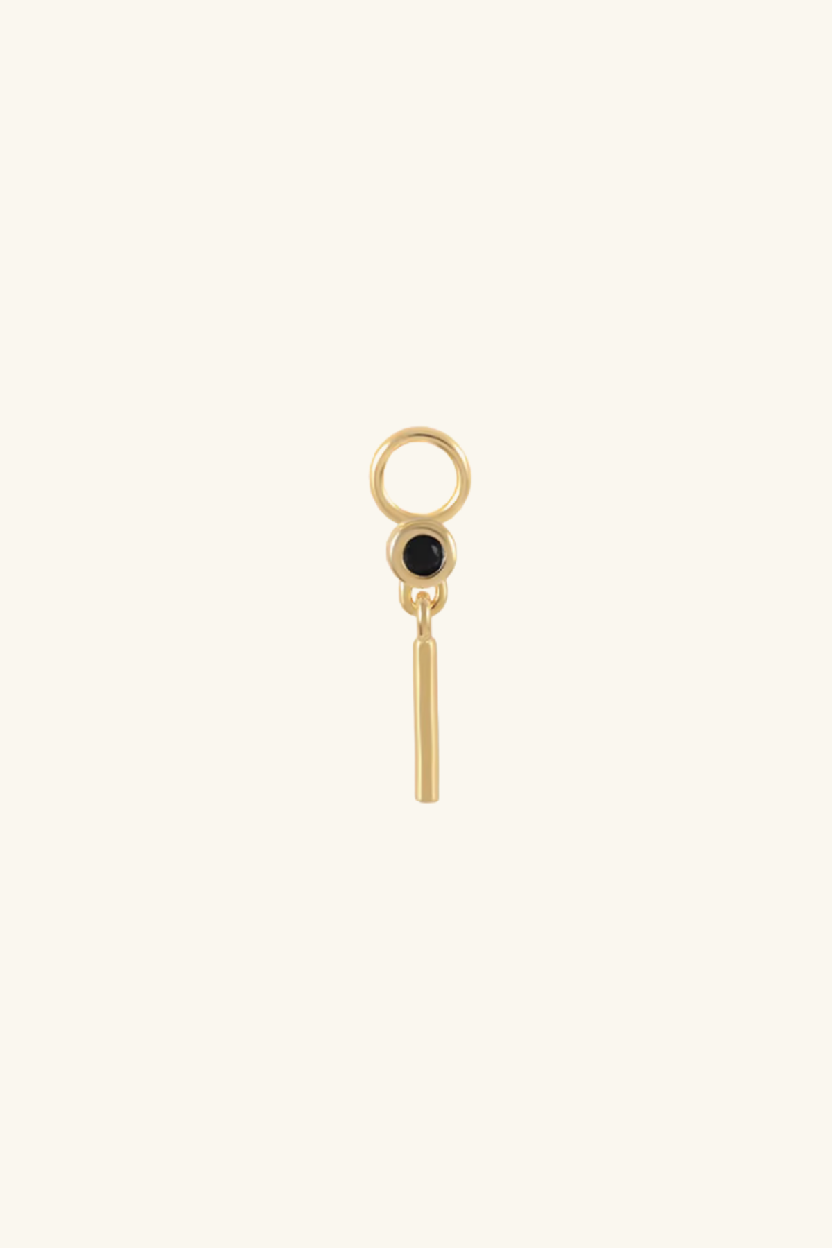 Hurricane 18k Gold Plated Charm