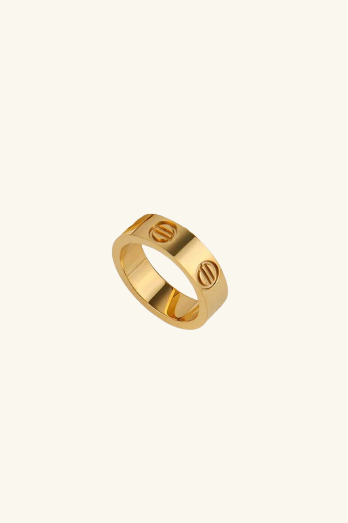 Ari 18k Gold Plated Ring Large