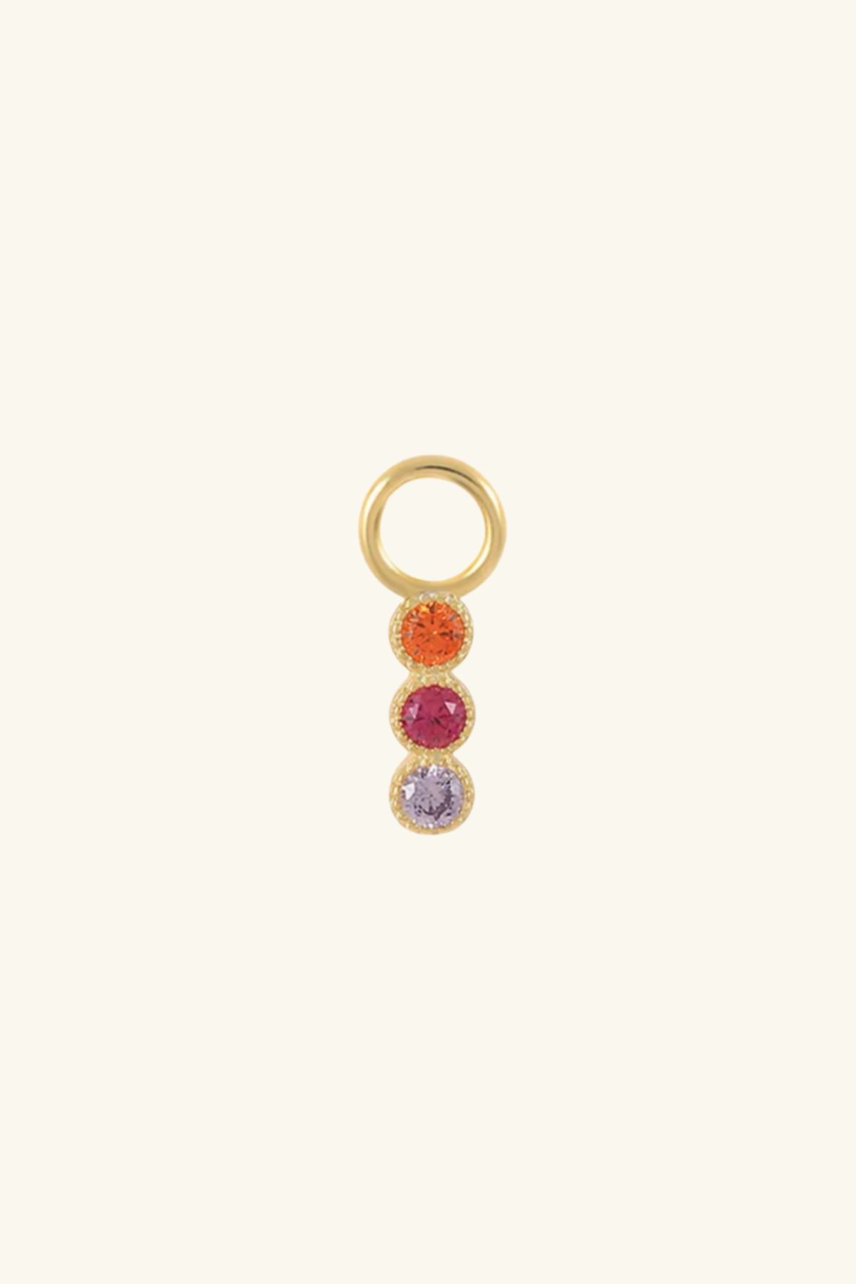 Sunset Skies 18k Gold Plated Charm