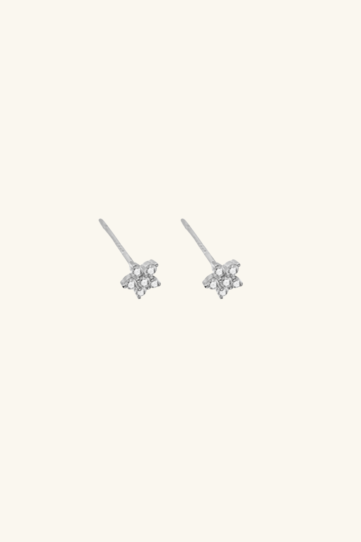 Blossom S925 Sterling Silver Plated Petite Stud Earrings