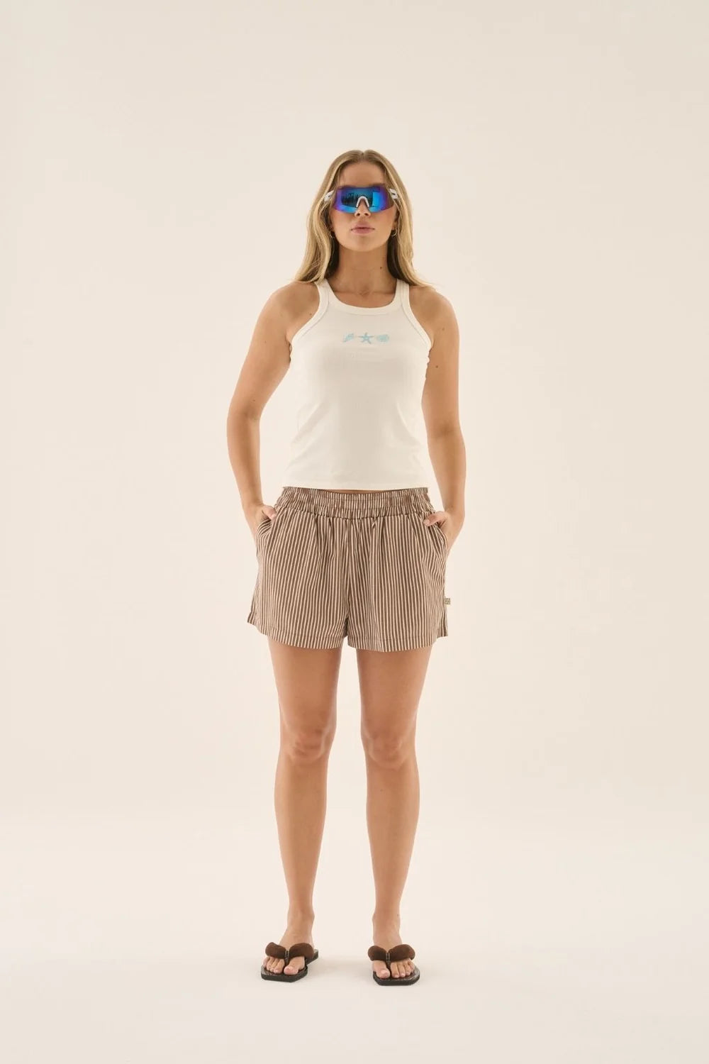 AJ Shell Tank - Snow