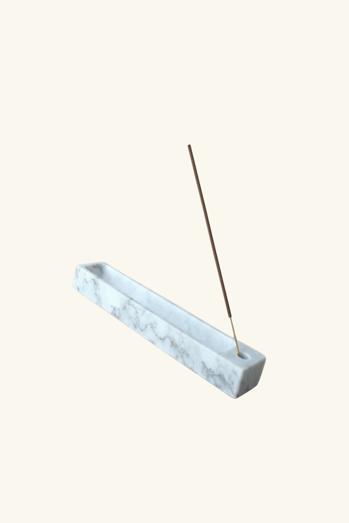 Marble Incense Holder Small - Bianco Carrara
