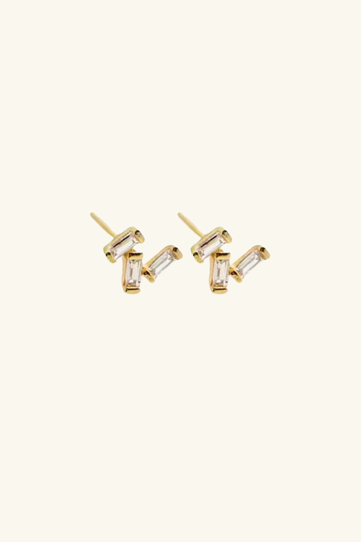 Dahlia 18k Gold Plated Stud Earring