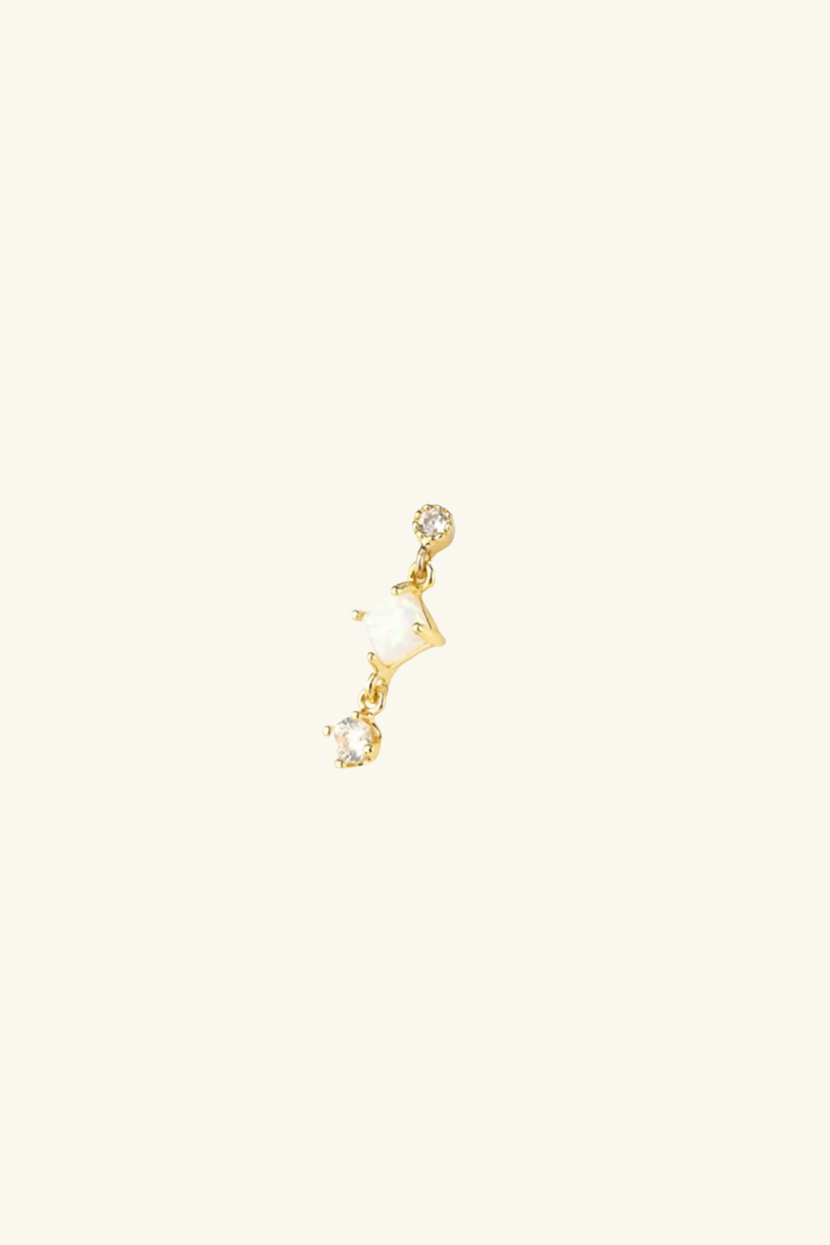 Spell 18k Gold Plated Single Stud Earring