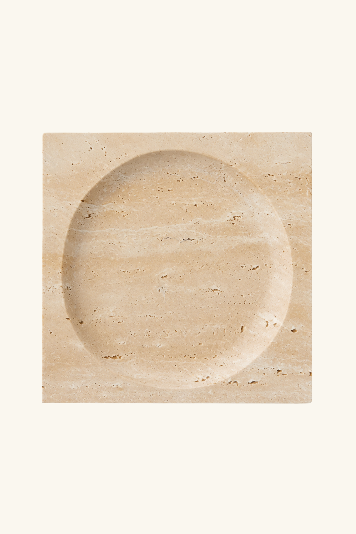 Travertine Display Plate Large