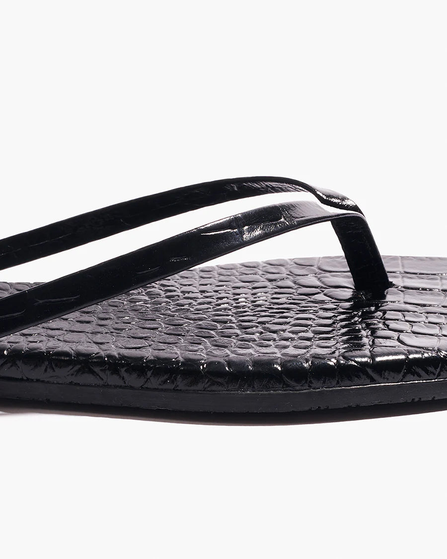 Lily Square Croc Sable