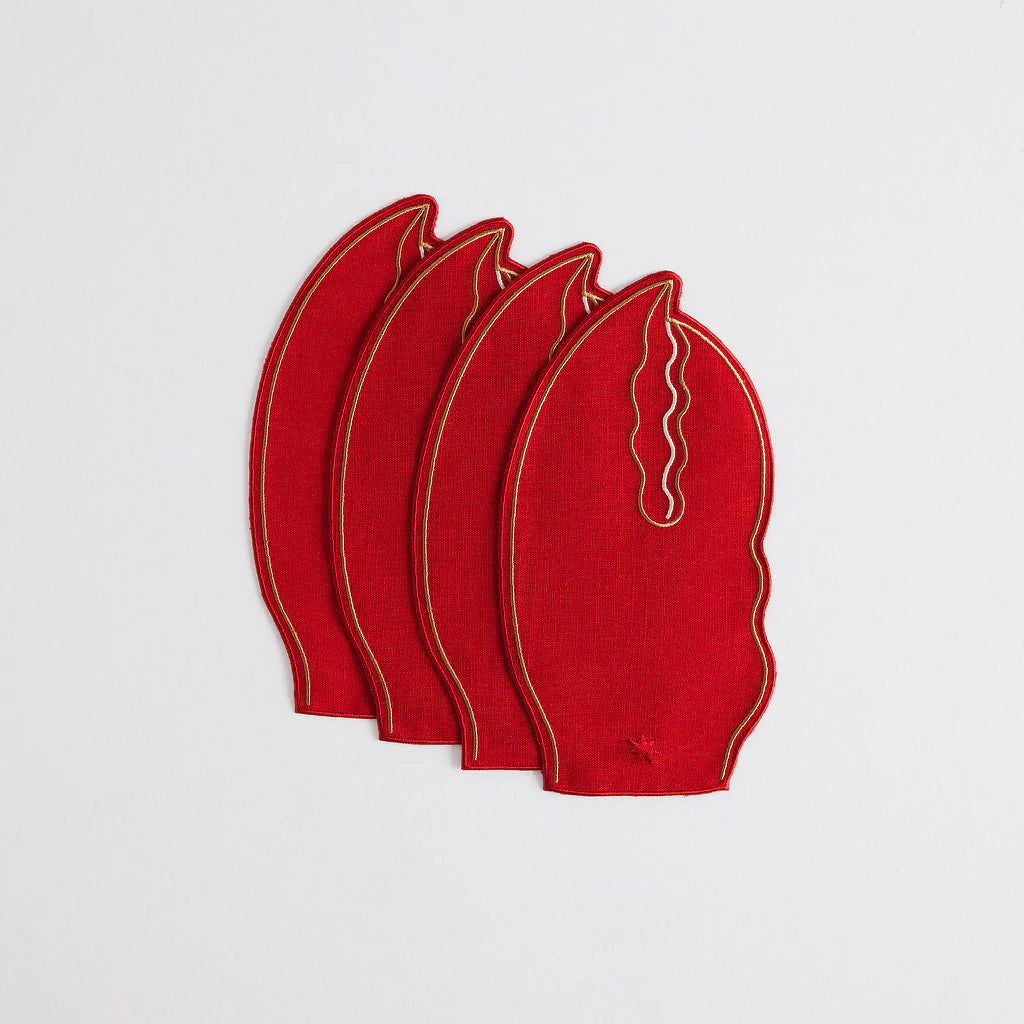 Lobster Claw Cocktail Napkins Set