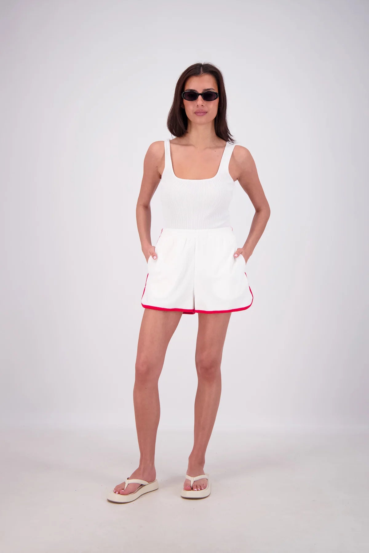 Kuhio Shorts White