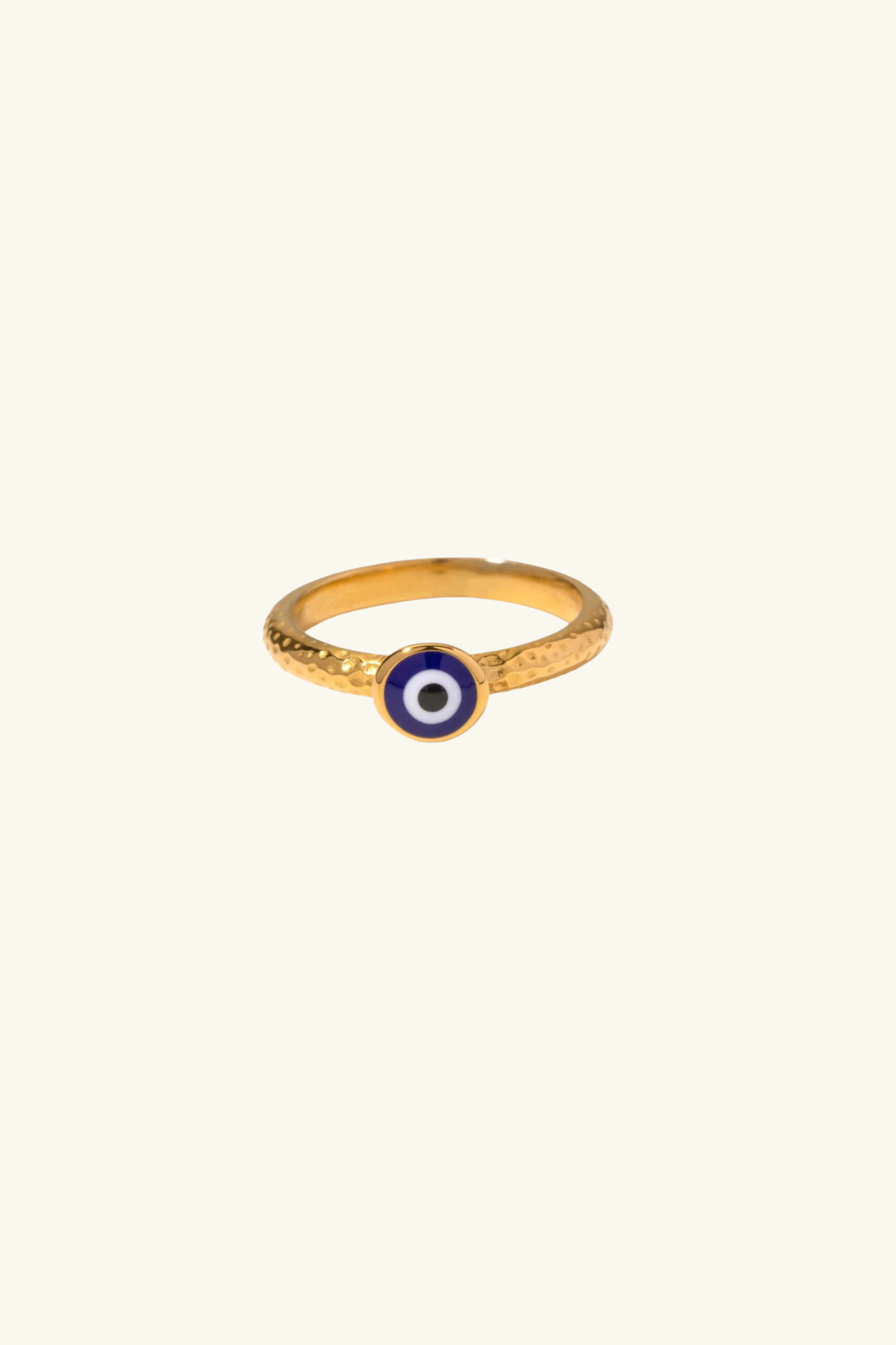 Evil Eye 18k Gold Plated Ring