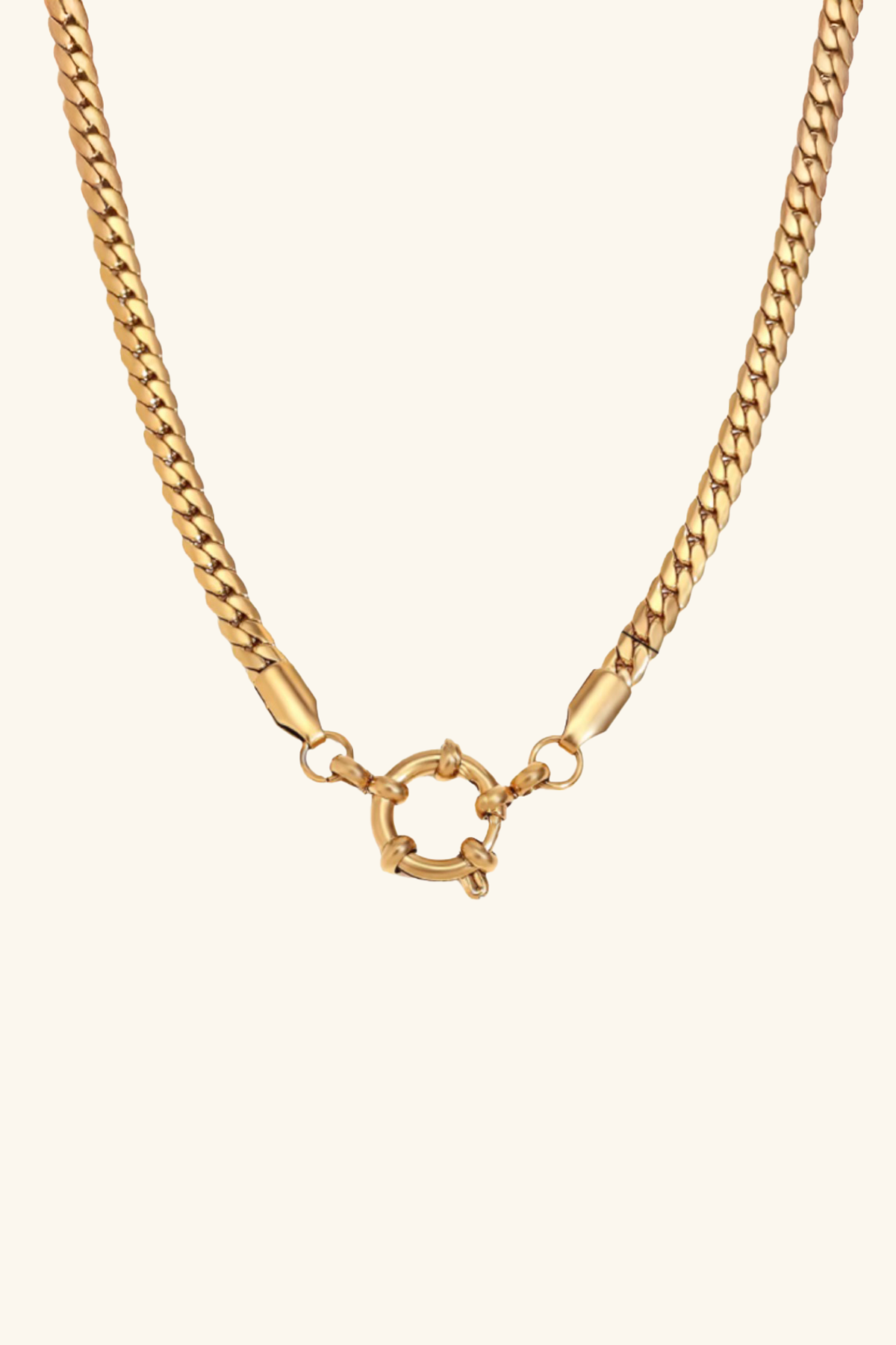 Elke 18k Gold Plated Charm Necklace Gold