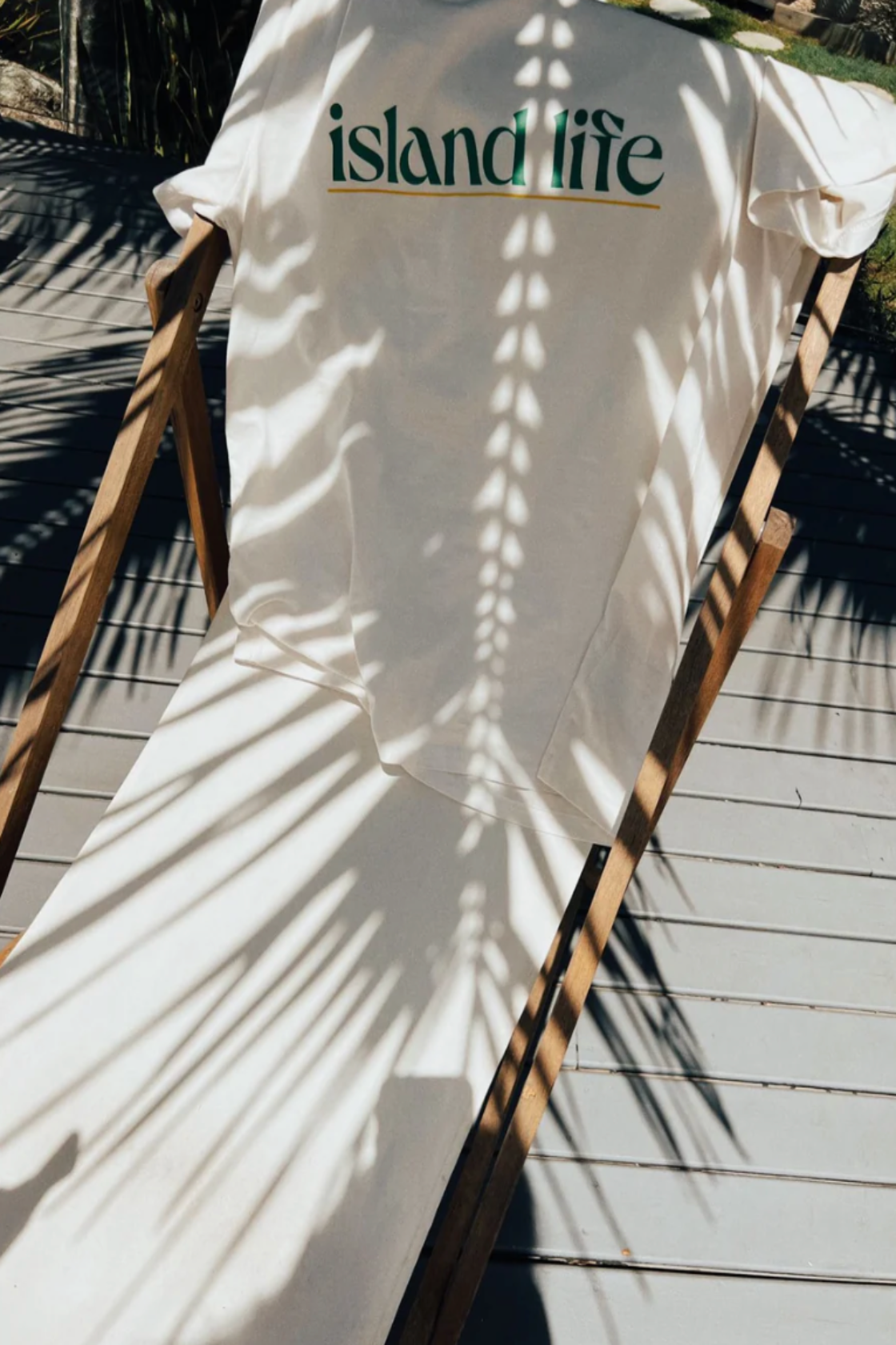 Island Life T Shirt Green