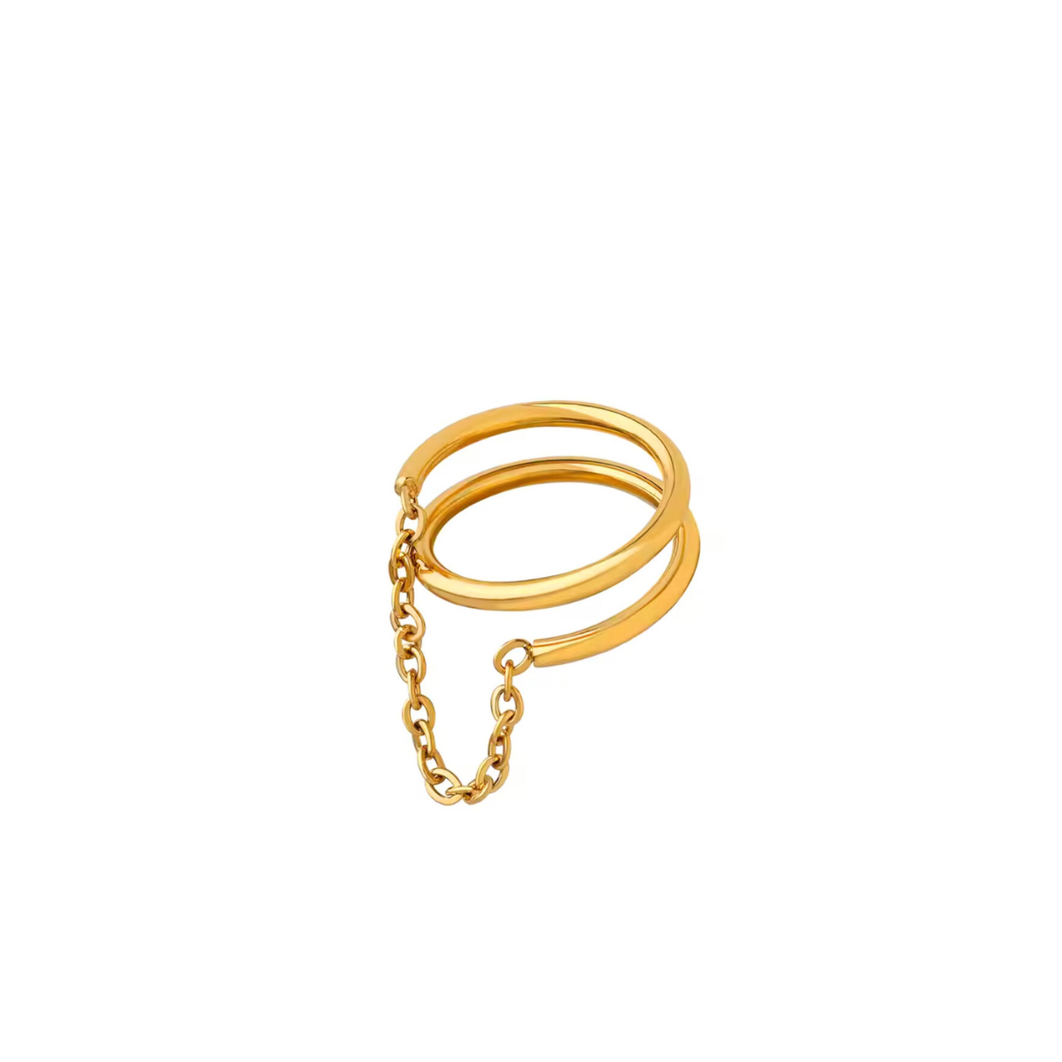 Solar 18k Gold Plated Ring