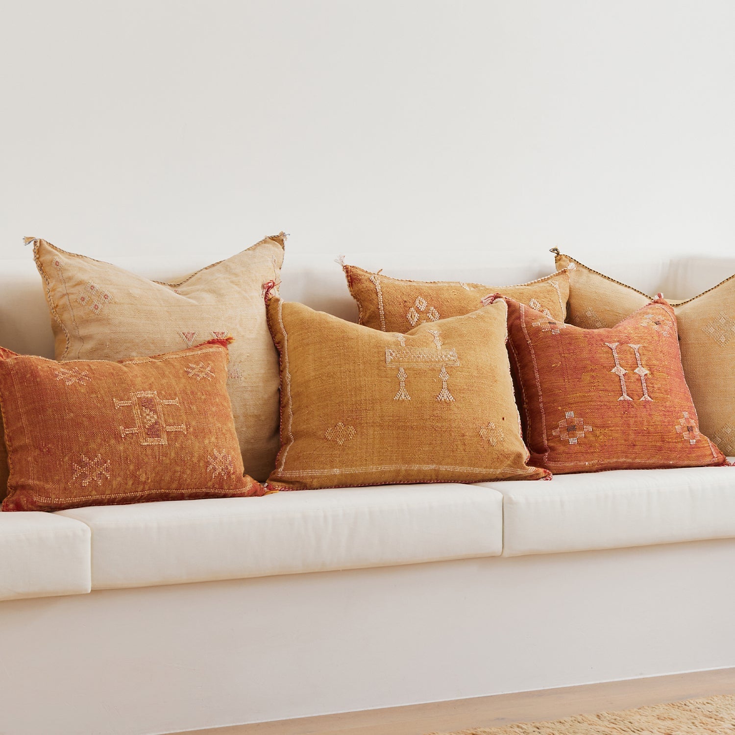 How do I take care of Cactus Silk cushions?